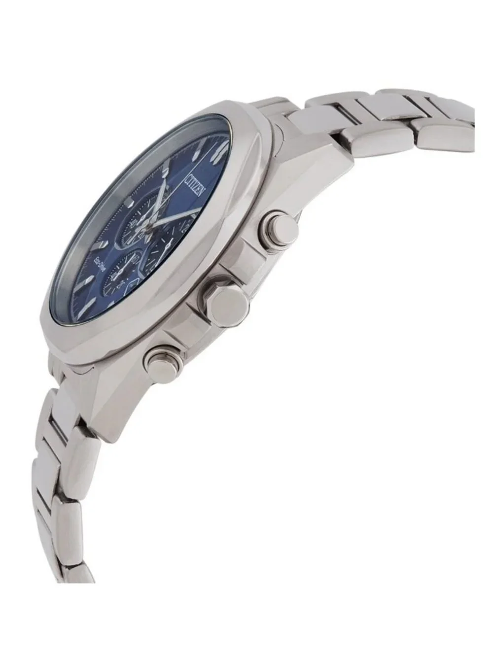 NWT Citizen Eco-Drive Chronograph Blue Dial Men's Watch